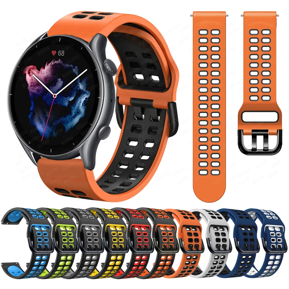 Top Trends: Easyfit Strap For Amazfit GTR 3 Pro / GTR 4 2 2e GTR 47mm / GTS 3 Bip Smartwatch Sport Silicone Band Replacement Watchband Bracelet Shoppable Styles