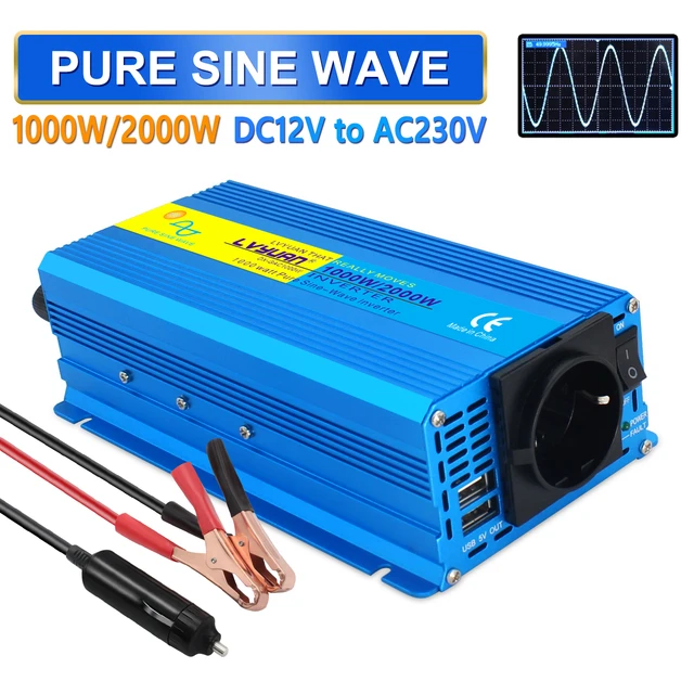 Presyo ng Smart Pure Sine Wave Power Invertor DC12V To AC 230V 800watt ...