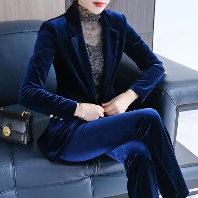 Top Trends: Women&#039;s 2 Pant Set Aesthetic Trousers Suits Wide Leg Two Pieces Sets Pants For Woman Blazer And Outfits Chic Elegant Xxl Luxury Shoppable Styles