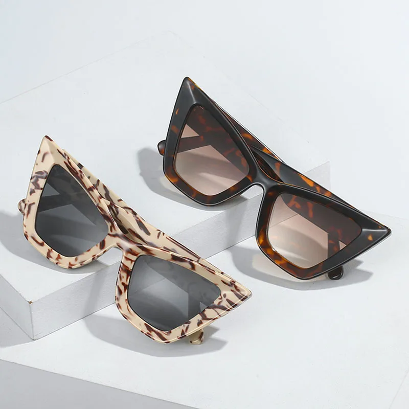 Top Trends: SHAUNA Oversized Cat Eye Women Sunglasses UV400 Shoppable Styles - Image 3