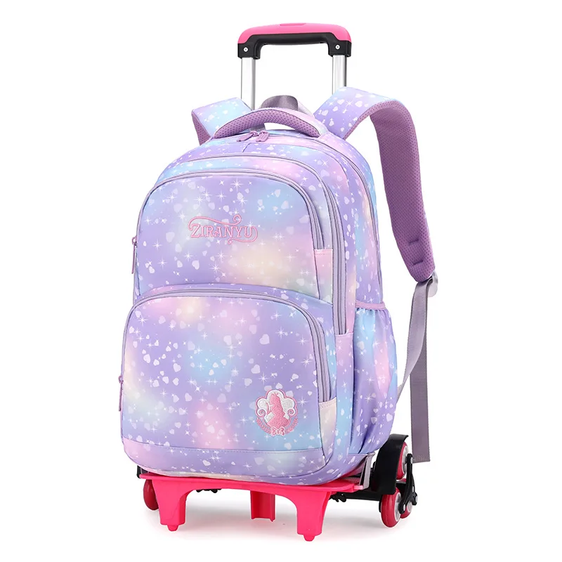 Top Trends: Koko Cat Cartoon 3D Kids Children School Trolley Bag Beauty God Bags Girls Bookbag School Trolley Bag For Teens Girl Student Bag Shoppable Styles