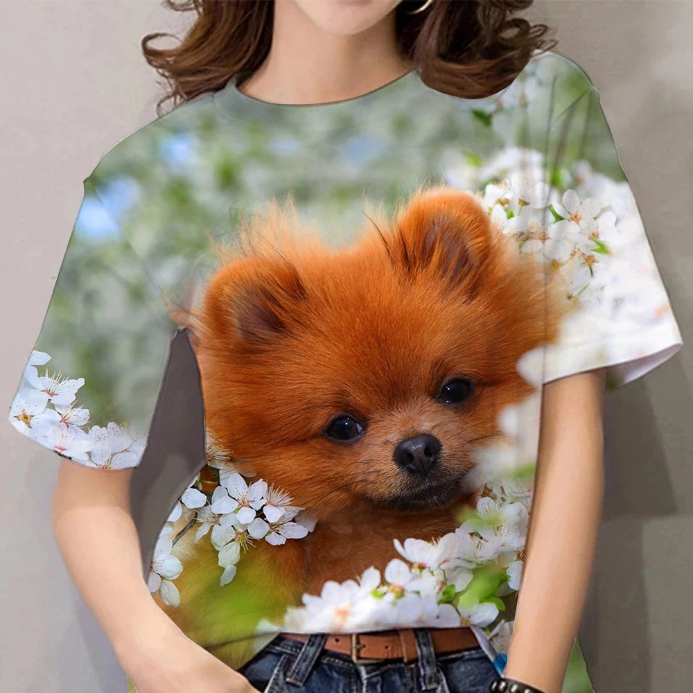 Top Trends: Summer Women&#039;s T-shirt For Ladies 3D Print Dog Graphic T Shirt Fashion Casual Street Short Sleeve Tops Tees Women&#039;s Y2k Clothes Shoppable Styles