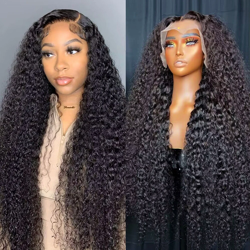 Top Trends: Deep Wave Frontal Wig 13x6 Hd Lace Frontal Wig Brazilian Human Hair Wigs Sale Glueless Wig Human Hair Ready To Wear Deep Curly Shoppable Styles