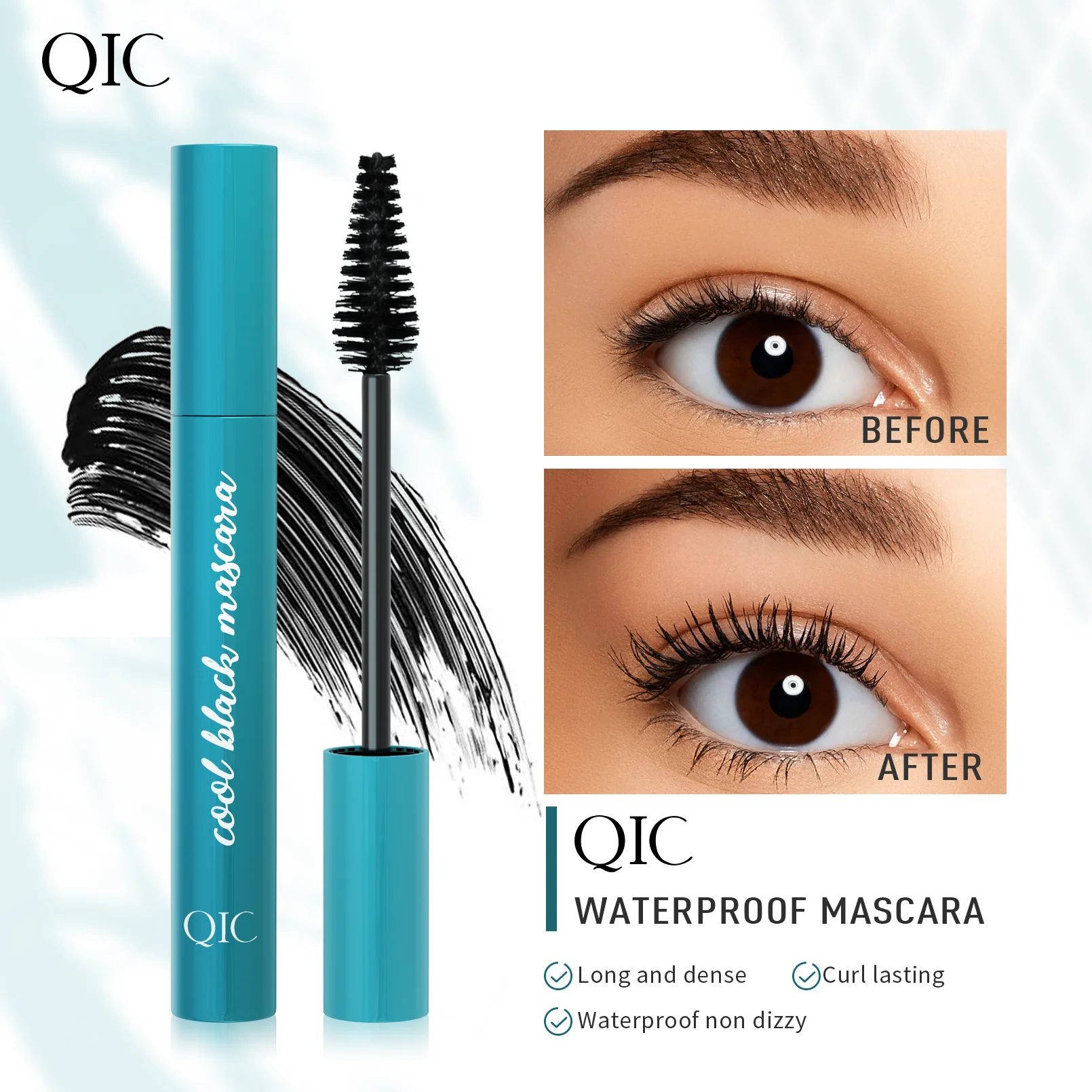 Top Trends: 3D Mascara Waterproof Long Lasting Lash Cool Black Eyelashes Silk Fiber Lengthening Mascara Liquid Extension Full Volume Makeup Shoppable Styles