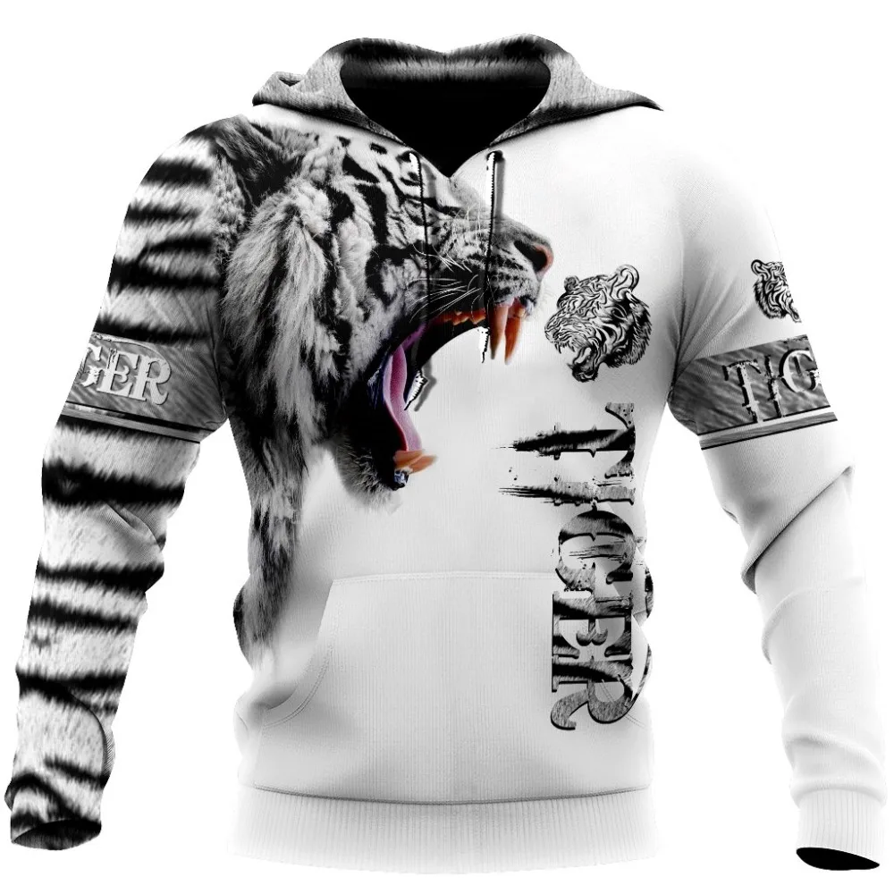 Top Trends: Autumn New In Sweatshirts 3D Tiger Printing Hoodies For Men Fashion Trend Harajuku Oversized Pullover Animal Pattern Y2k Clothes Shoppable Styles