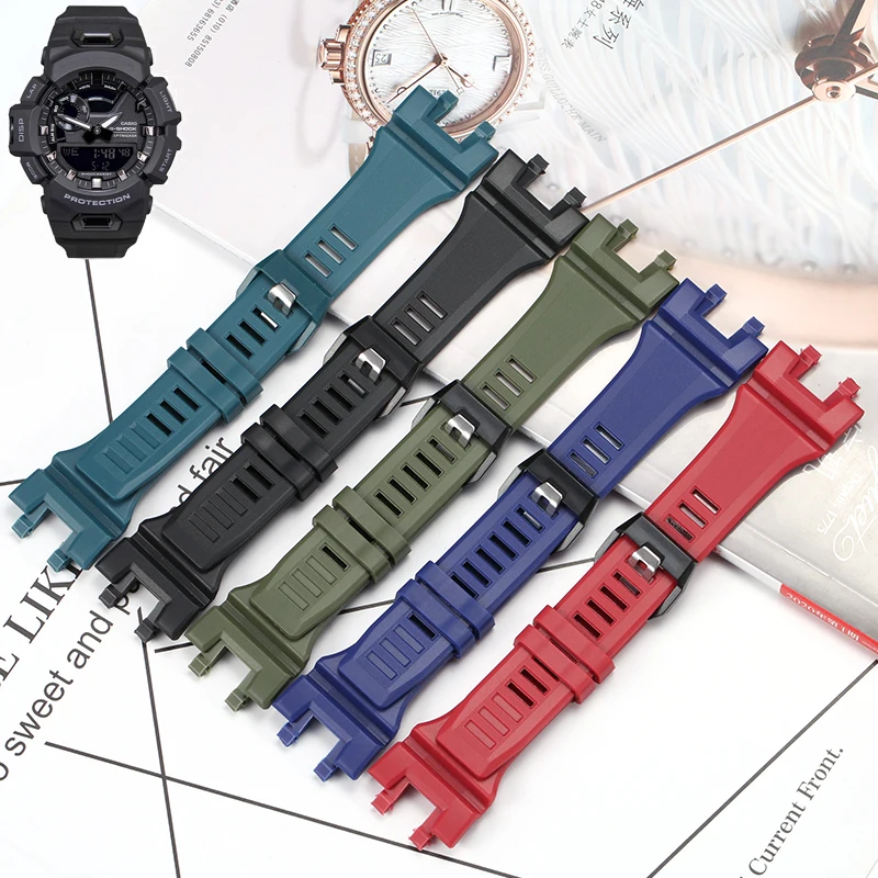 Top Trends: Resin Strap Suitable For Casio G-Shock GBA-900 Series Men&#039;s Sports Waterproof Watchband Rubber Bracelet Watch Accessories Shoppable Styles