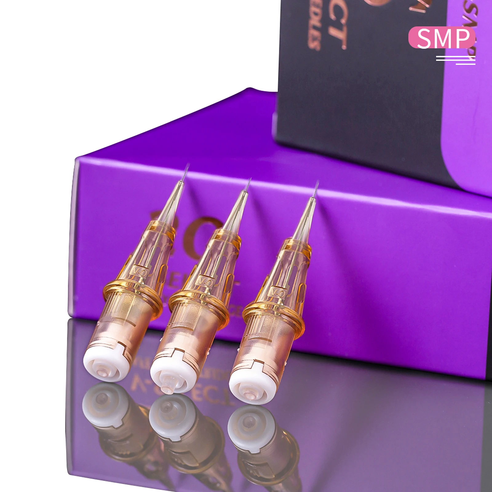 Top Trends: EZ SMP PMU Sterilized Tattoo Cartridge Needles Permanent Makeup Round Liner 0.16 / 0.18 / 0.2 / 0.3mm 20pcs / lot Shoppable Styles