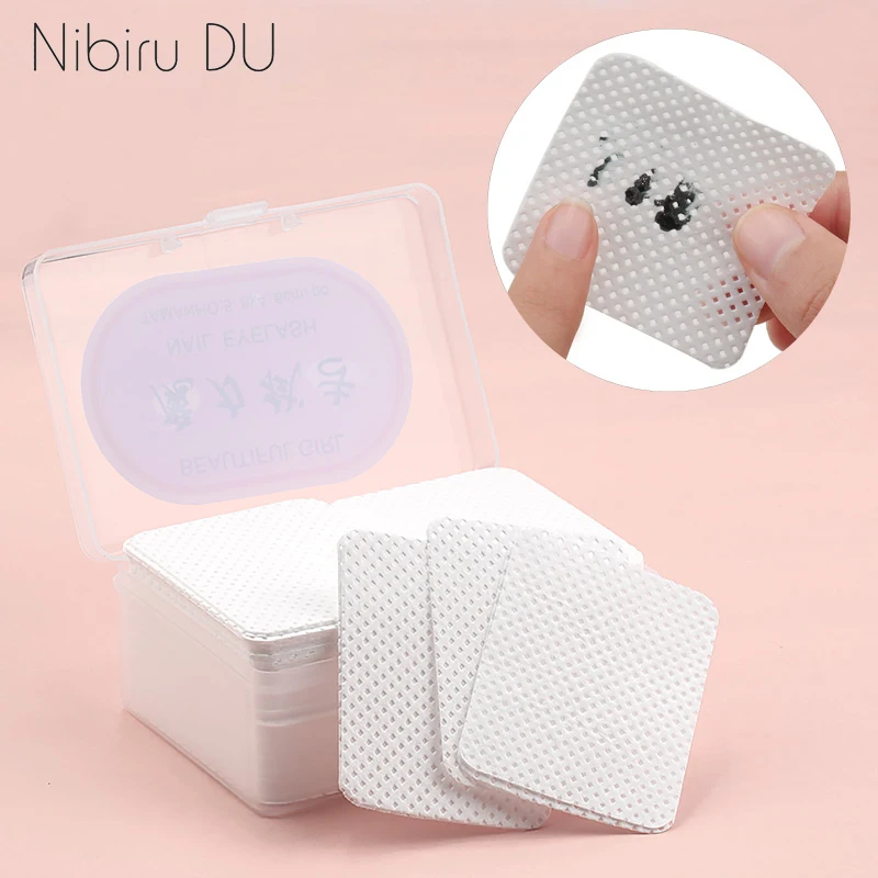 Top Trends: Lint-Free Nail Polish Remover Cotton Wipes UV Gel Tips Remover Cleaner Paper Pad Nails Polish Art Cleaning Manicure Tools Shoppable Styles