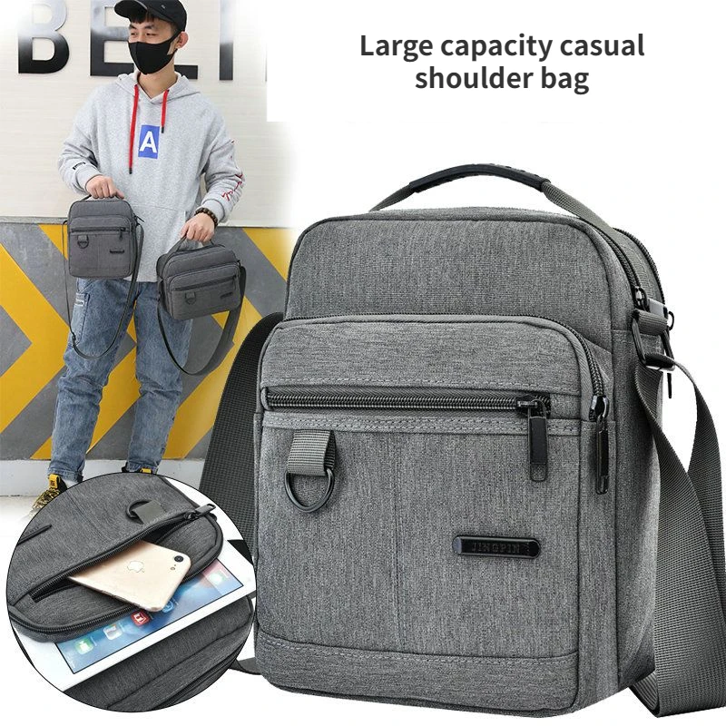 Top Trends: New Men's Shoulder Bag Waterproof Oxford Fabric Crossbody Bag Fashion Casual Messenger Bag Men's Outdoor Sports Backpack Shoppable Styles