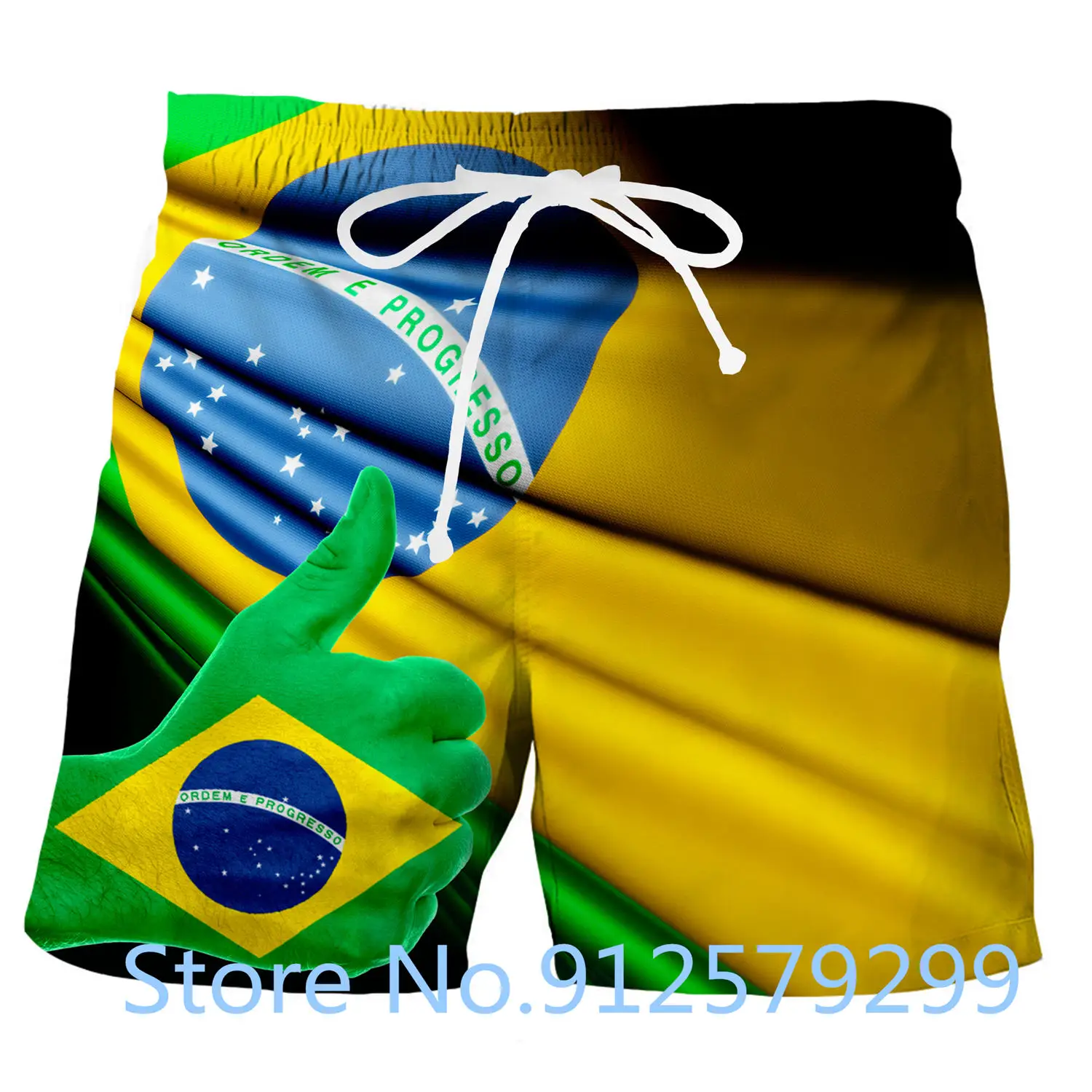 Top Trends: 2022 New Shorts Men's Brasil Sport Shorts Brazil Flag 3D Printed Summer Beach Shorts Fashion Casual Ladies Shorts Shoppable Styles