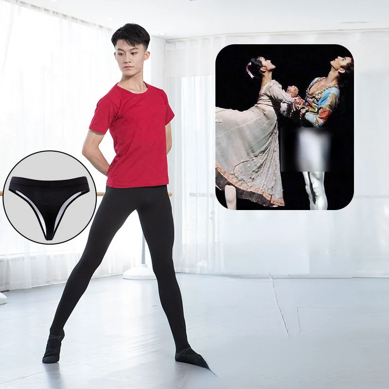 Top Trends: Men Boy Ballet Dance Underwear Seamless Safety Panties Black Dance Briefs Gymnastics Bottom Ballerina Dance Panties Shoppable Styles