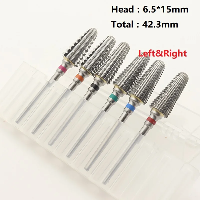 Top Trends: New 5 In 1 Tapered Safety Carbide Nail Drill Bits With Cut Drills Carbide Milling Cutter Manicure Remove Gel Nails Accessories Shoppable Styles