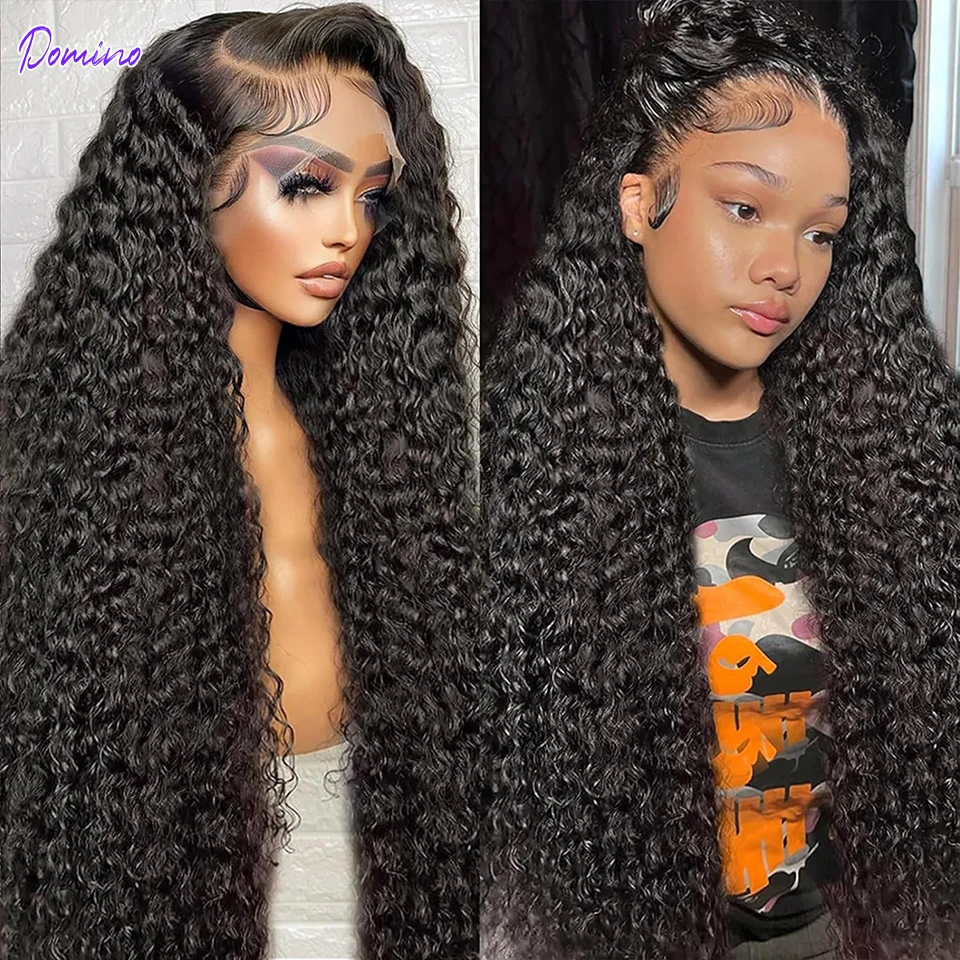 Top Trends: Deep Wave Frontal Wig 13x6 HD Lace Frontal Human Hair Wigs For Women 13x4 Curly Lace Front Wig Remy Loose Deep 4x4 Closure Wigs Shoppable Styles