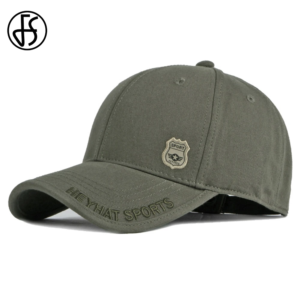 Top Trends: FS 2024 High Quality Cotton Mature Baseball Cap For Men Army Green Women Face Caps Outdoor Sports Golf Hat Bones Masculinos Shoppable Styles