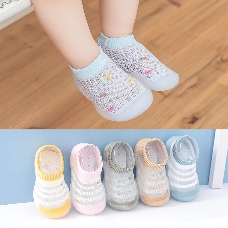 Top Trends: Spring Summer New Mesh Baby Shoes Newborn Toddler Shoes Baby Girl Baby Socks Shoes Soft Bottom Non-slip Baby Boy Shoes 0-4 Years Shoppable Styles