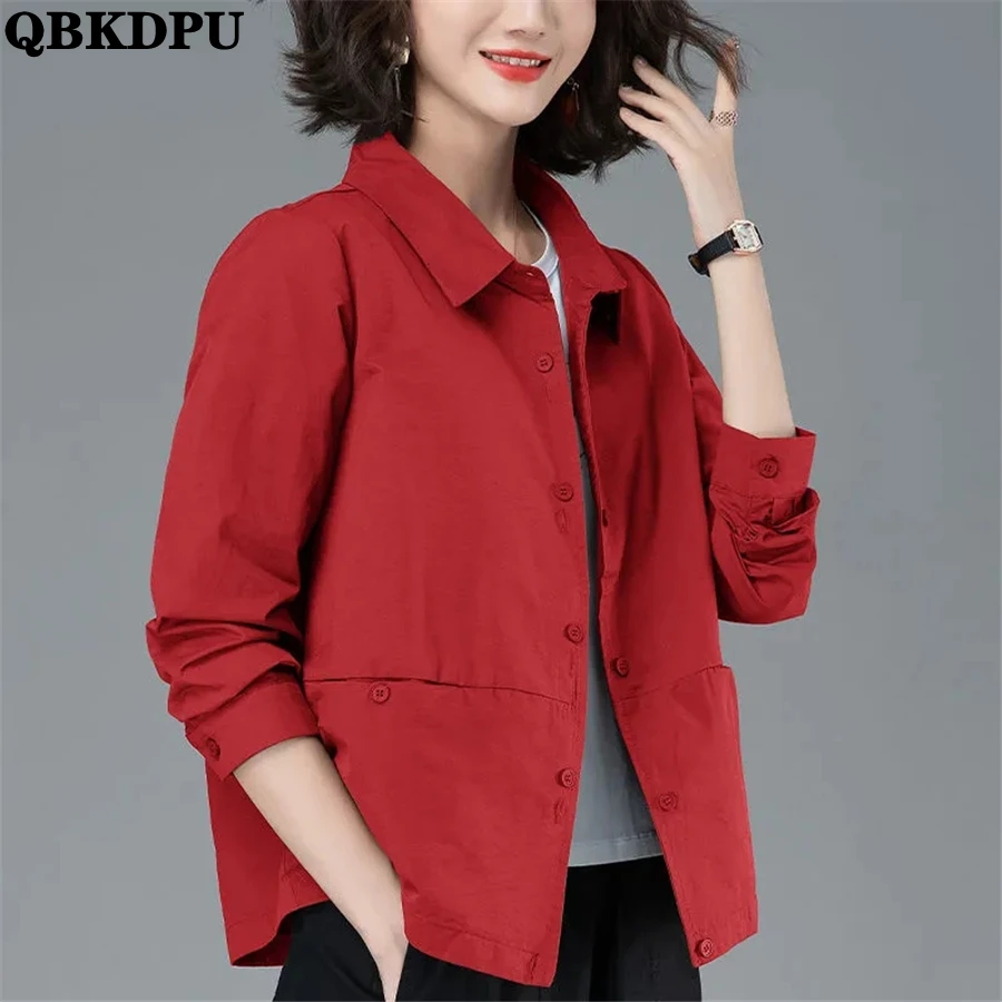 Top Trends: Basic Solid Thin Cropped Jacket Women Short Coat Spring Summer Long Sleeve Chaqueta Casual Korean Ceketler Elegant Outerwear New Shoppable Styles