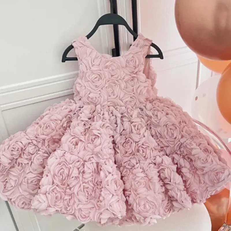 Top Trends: Baby Dress 2023 New Summer Girls&#039; Dress For Children&#039; Floral Baby Princess Tutu Dress Birthday Party Children&#039;s Wear Girls Dress Shoppable Styles