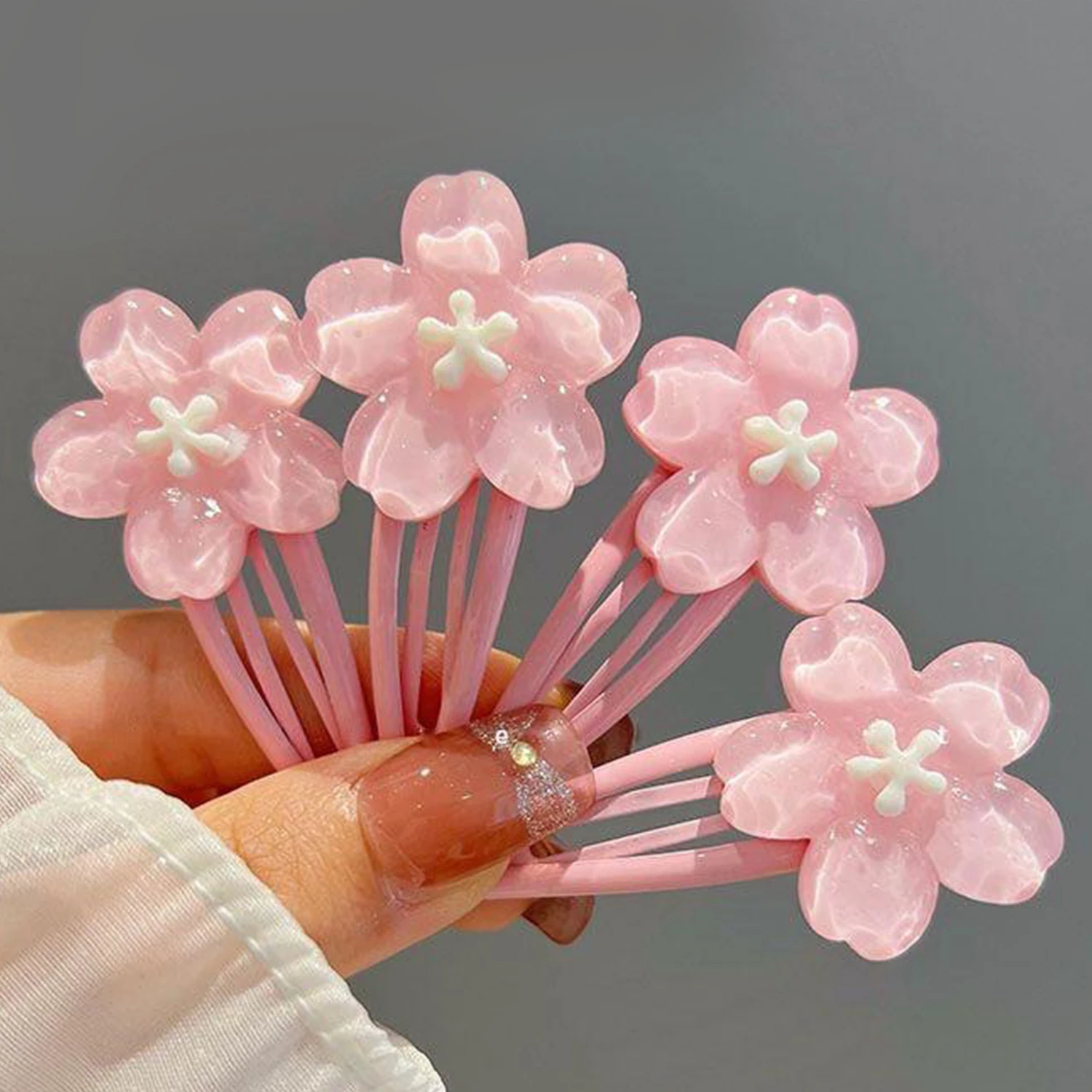 Top Trends: Anime Card Sakura Cosplay Hair Clips Women Girls Flower Sweet Headwear Jewelry Accessories Gifts Hairpin Shoppable Styles