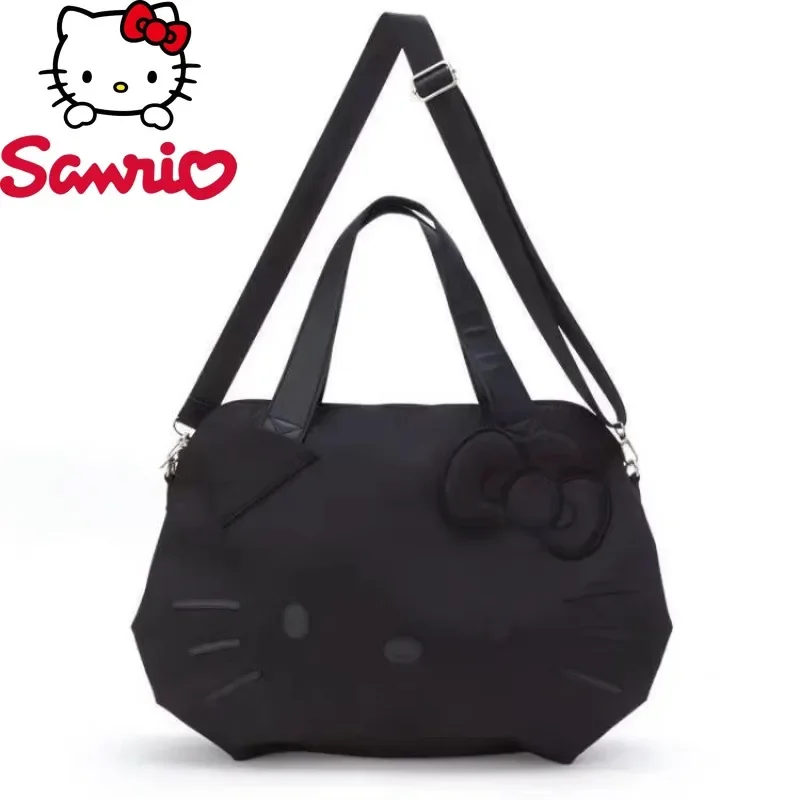 Top Trends: Miniso Hello Kitt New Travel Handbag Large Capacity Cartoon Women's Shoulder Bag Multi Functional Fashion Casual Travel Bag Shoppable Styles