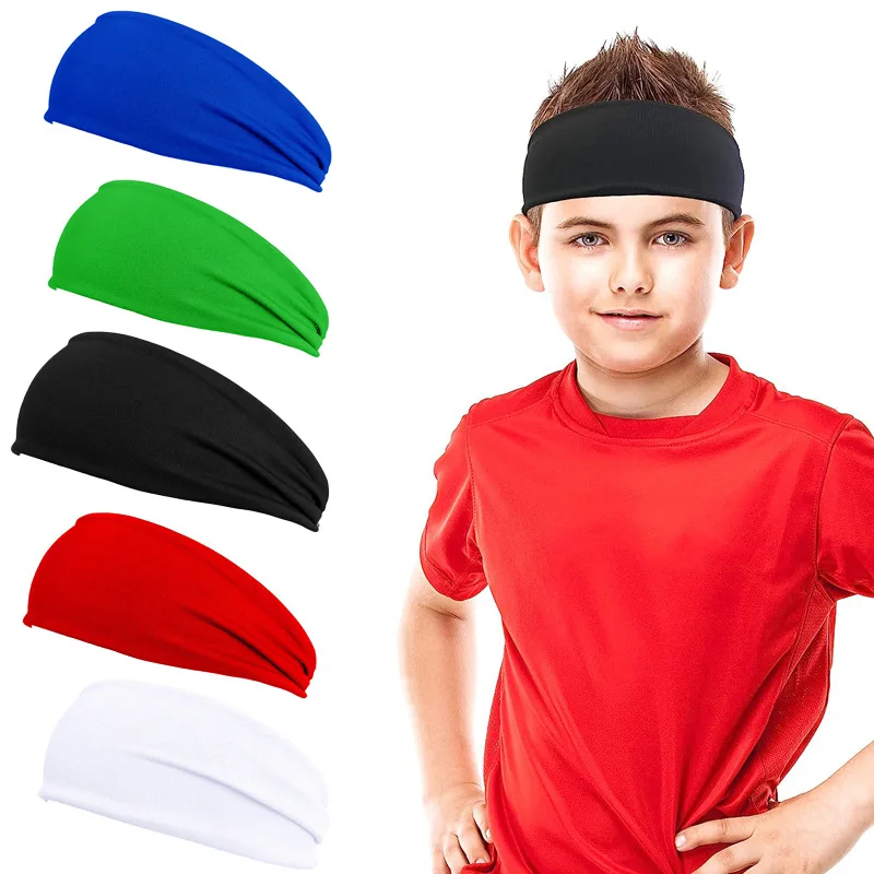 Top Trends: Baseball Youth Kids Sweatbands Children Soccer Headbands Boys Sports Breathable Sweat Absorbing Wicking Elastic Hair Bands Shoppable Styles