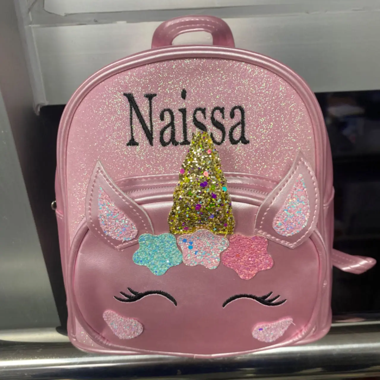 Top Trends: Pink Unicorn Embroidered Backpack Custom Toddler School Bag Nursery Backpack Kindergarten Backpack Preschool Bag Girls Backpacks Shoppable Styles