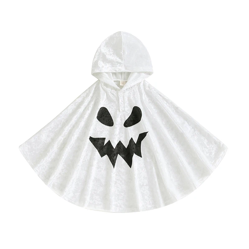 Top Trends: RWYBEYW Toddler Baby Boys Girls Halloween Ghost Costume White Ghost Face Cloak Cape Halloween Cosplay Party Robe Outfit Shoppable Styles