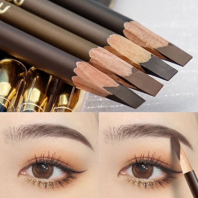 Top Trends: Eyebrow Pencil Waterproof 4 Colors Eyebrow Tattoo Tint Eyeliner Pencil Makeup Cosmetics Natural Lasting Eye Brow Pencil Tattoo Shoppable Styles