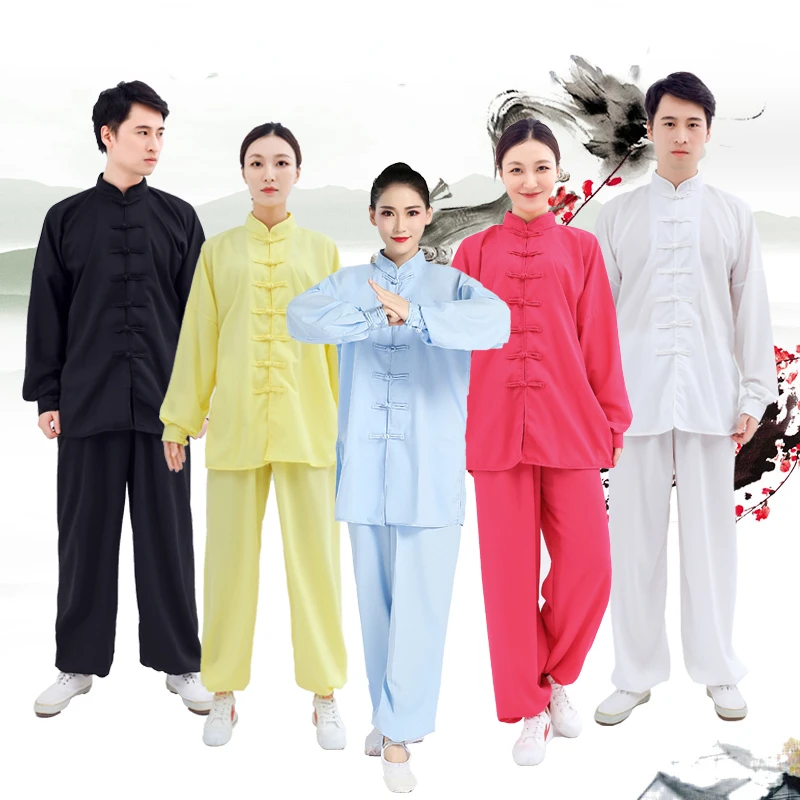 Top Trends: Tai Chi Uniform Chinese Traditional Kung Fu Clothing Wushu Martial Arts Uniform Wing Chun Clothing Taiji Exercise Outfit Shoppable Styles