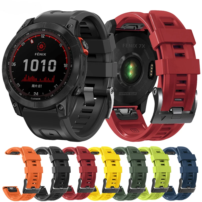 Top Trends: Premium Garmin Fenix 7X 7 Solar / 6X 6 Pro 5 5X Plus 3 3HR / Epix Smart Watch Strap Silicone Bracelet Shoppable Styles