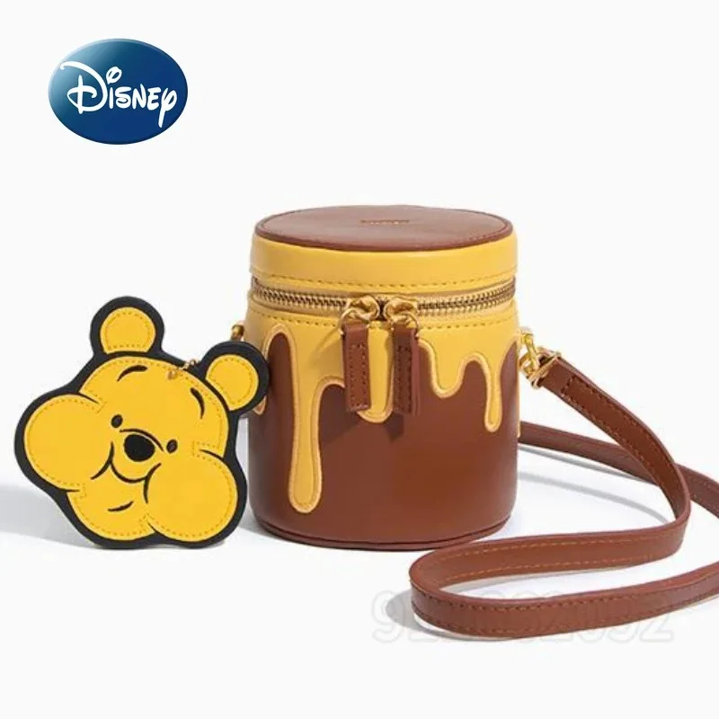 Top Trends: Disney Winnie The Pooh Joint New Women's Handbag Cartoon Cute Women's Shoulder Bag Luxury Brand Fashion Trend Coin Purse Shoppable Styles