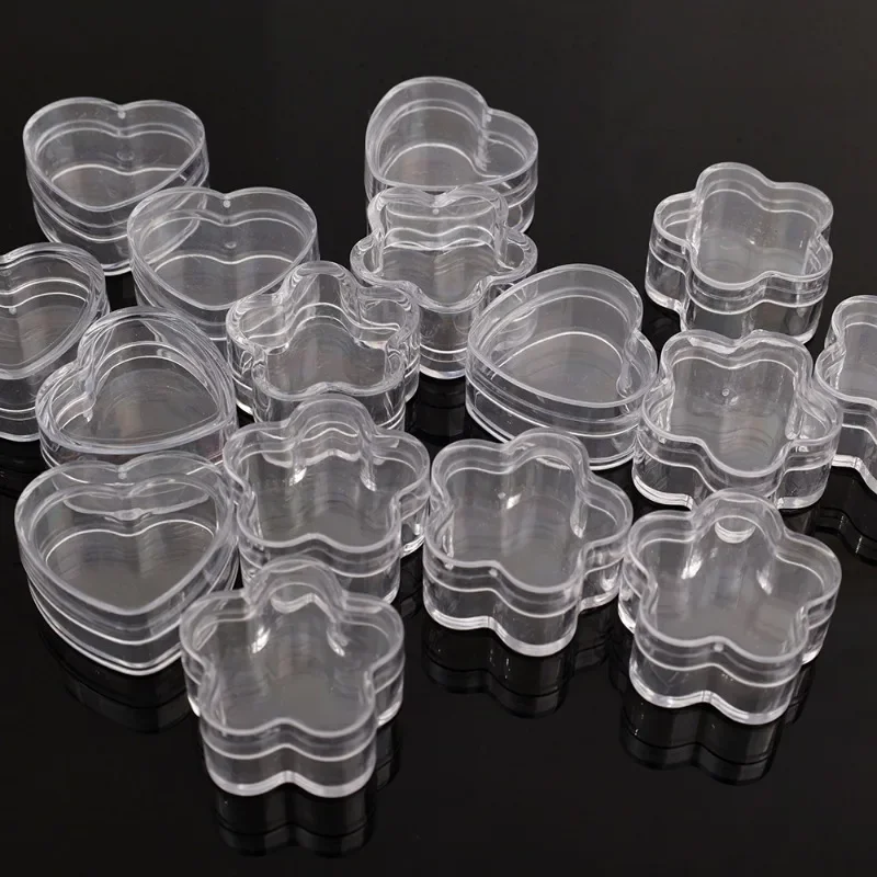 Top Trends: 10-40pcs Transparent Plastic Jewelry Storage Box Earings Distribution Boxes Mini Packaging Display Gift Organizer Rings Cases Shoppable Styles - Image 3