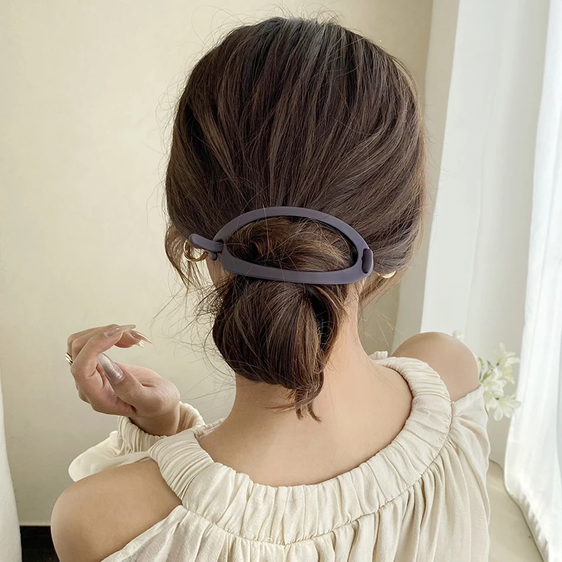 Top Trends: New Korea Big Size Duckbill Clip Hair Hairpin Top Clip Disk Hair Plastic Hairgrips Clamps Women Makeup Headwear Hair Accessories Shoppable Styles - Image 3