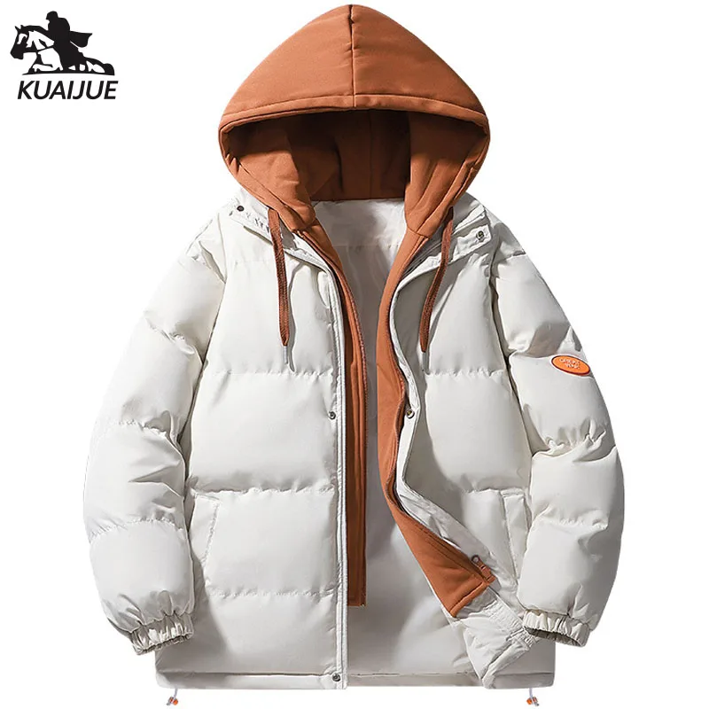 Top Trends: Jacket Men Parka Winter New Jacket Woman Mens Hooded Windbreaker Coats Men&#039;s Fashion Casual Warm Teenager Jackets M-5XL 6XL 2273 Shoppable Styles