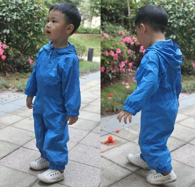 Top Trends: Kids Rain Suits &amp; Puddle Suits Baby One-piece Raincoat Waterproof Breathable Outdoor Boys Rainwear Girls Overall Thin Ventilate Shoppable Styles