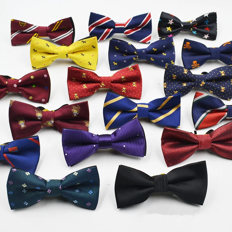 Top Trends: 53 Color Children's Bow Tie Fashion Jacquard Baby Neckties Tie Baby Kid Kids Classical Pet Striped Butterfly Elastic Cord BowTie Shoppable Styles