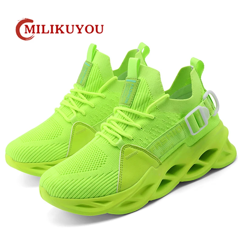 Top Trends: Mesh Tennis Sneakers For Men Breathable Walking Running Shoes Light Thick Unisex Casual Outdoor Sports Zapatillas De Hombre Shoppable Styles