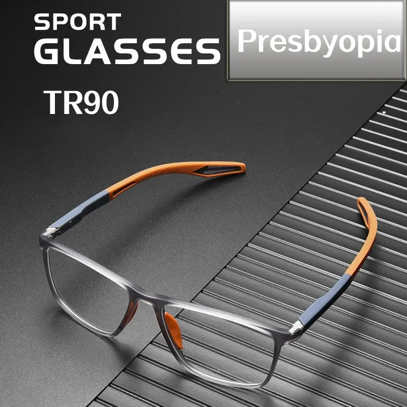 Top Trends: New Trend TR90 Reading Glasses Fashion Men Women Sport Presbyopia Eyeglasses Retro Blue Light Blocking Eyewear Diopter 0 To + 4.0 Shoppable Styles