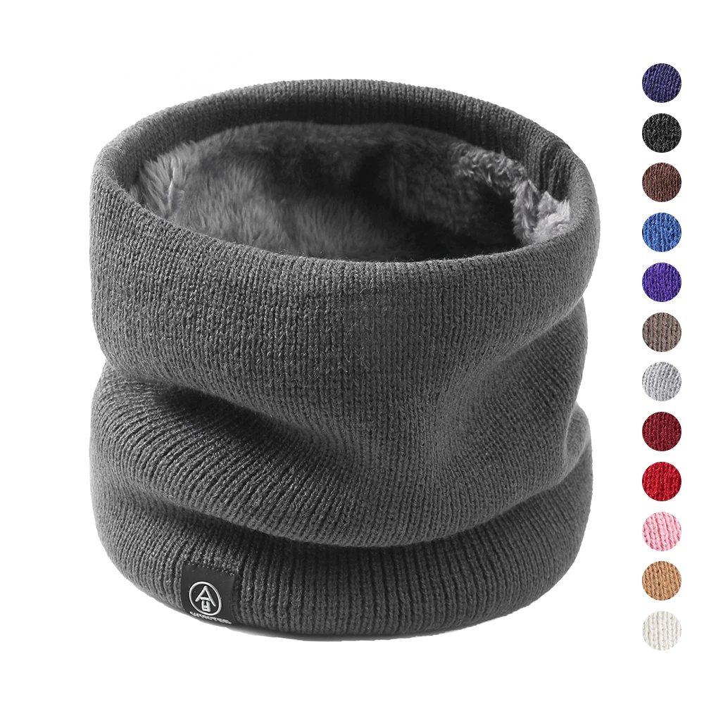 Top Trends: 2022 Fashion Winter Scarf For Women Children Boy Girl Knitted Scarf Thickened Wool Collar Scarves Neck Scarf Warm Neckchief Ski Shoppable Styles