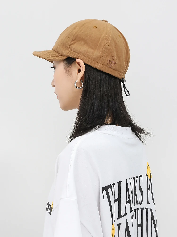 Top Trends: American Short Brim Baseball Cap Ins Fashion Brand Men And Women All-Matching Korean Style Peaked Cap Shoppable Styles