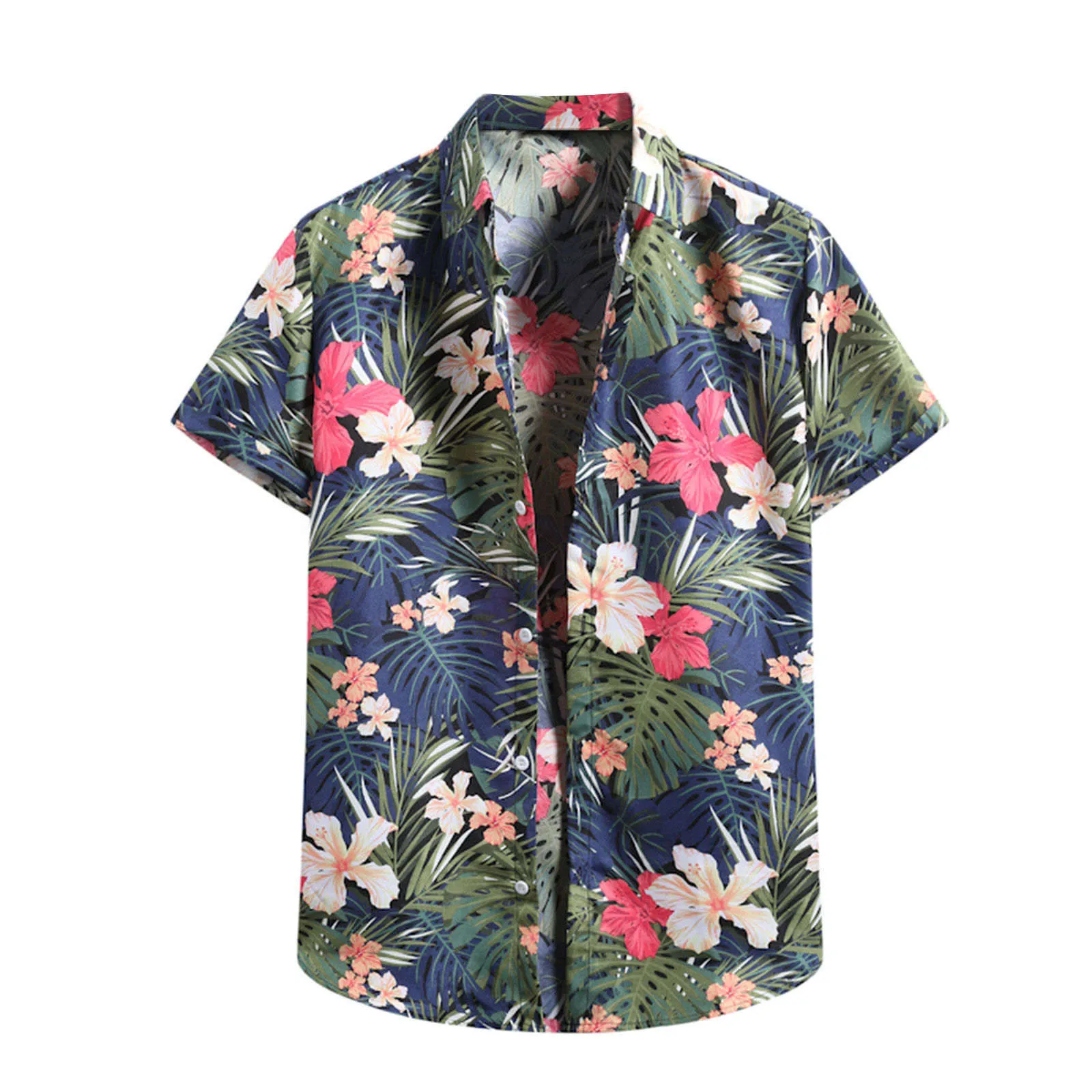 Top Trends: Men&#039;s Hawaiian Beach Shirts 3D Printed Summer Short Sleeves Casual Lapel Style Tops Retro Imported-clothing Fashion Floral Shoppable Styles