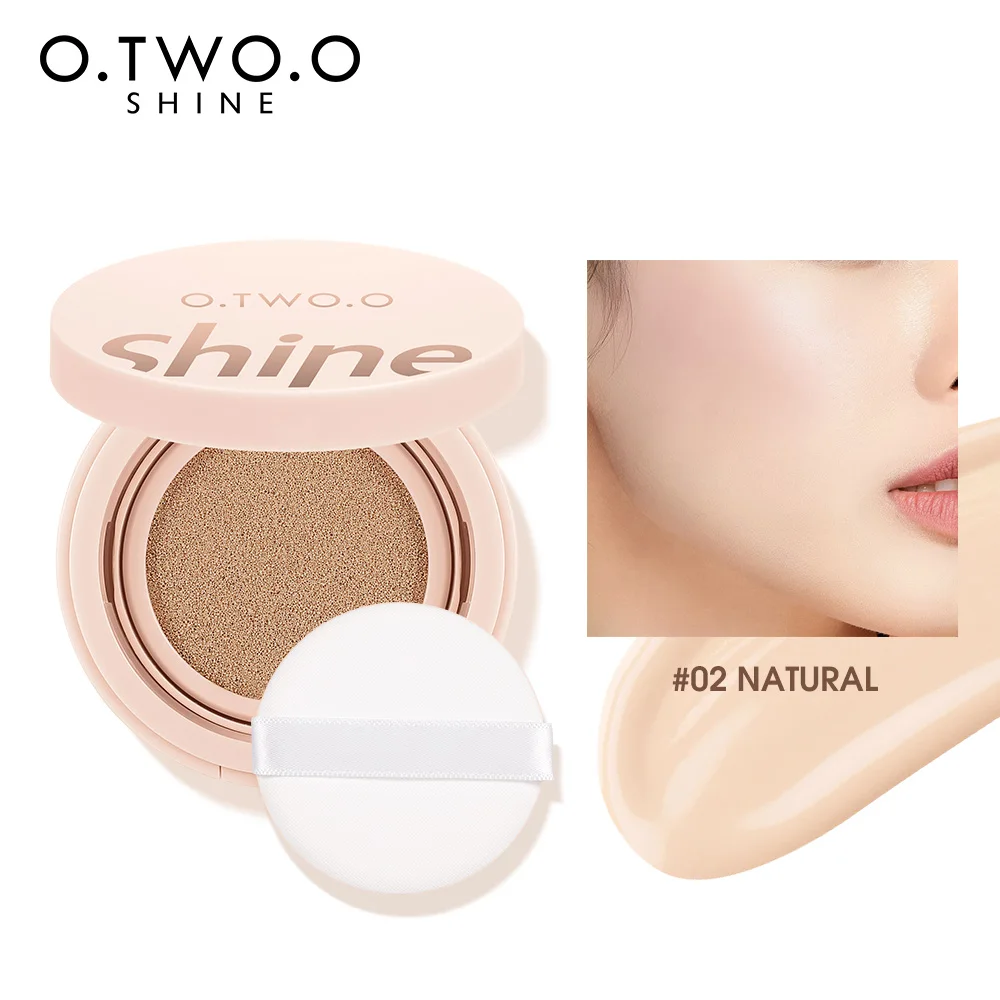 Top Trends: O.TWO.O Air Cushion BB Cream 3 Colors Fuller Coverage Waterproof Long-lasting Concealer Cushion Compact With Puff Face Makeup Shoppable Styles