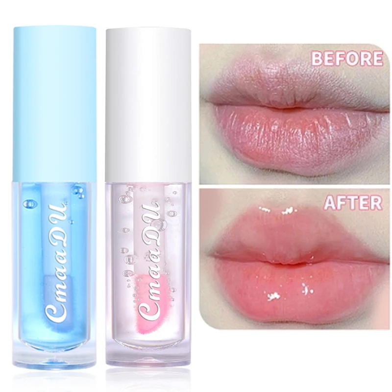 Top Trends: Fruit Color Changing Lip Gloss Strawberry Cherry Lip Balm Natural Lasting Moisturizing Reduce Lip Lines Jelly Plump Lips Care Shoppable Styles