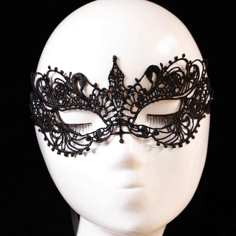 Top Trends: Women Hollow Lace Mask Sexy Cosplay Prom Party Face Mask Props Costume Halloween Masquerade Mask Nightclub Queen Eye Mask Shoppable Styles