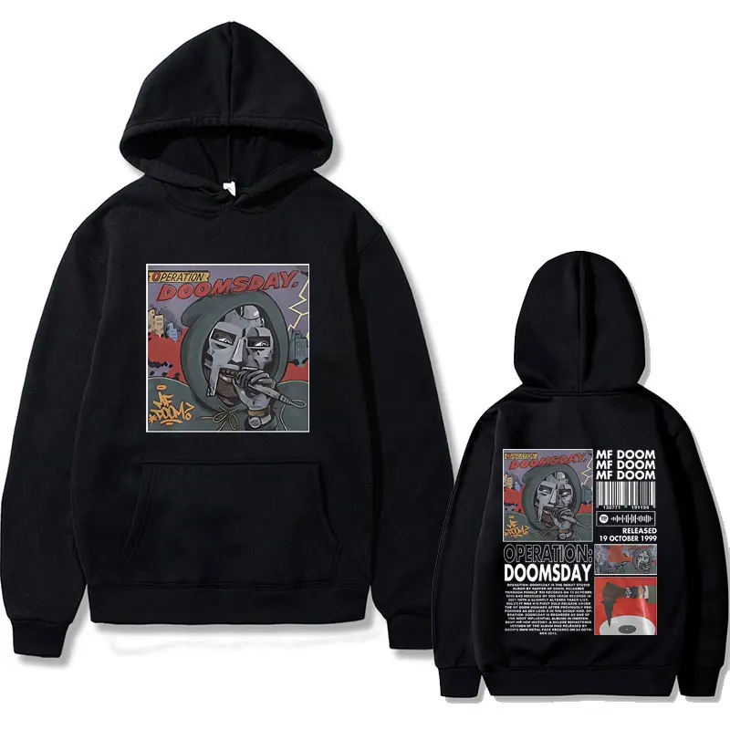 Top Trends: Mf Doom Operation Doomsday Print Hoodie Men&#039;s Casual Loose Hooded Sweatshirt Man Hip Hop Rapper Hoodies Men Oversized Streetwear Shoppable Styles