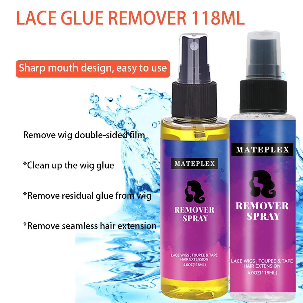 Top Trends: Lace Front Wig Glue Remover Spray Fast Acting Tape Extension Remover Spray Safe Ingredients For Closure Hairpiece&amp;Toupee Systems Shoppable Styles