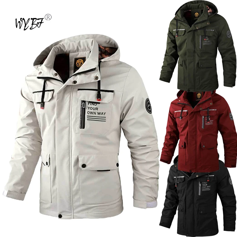 Top Trends: Outdoor Assault Suit Spring Autumn Men&#039;s Coat Windproof Waterproof Mountaineering Suit Men&#039;s Large Multi Pocket Work Jacket Shoppable Styles