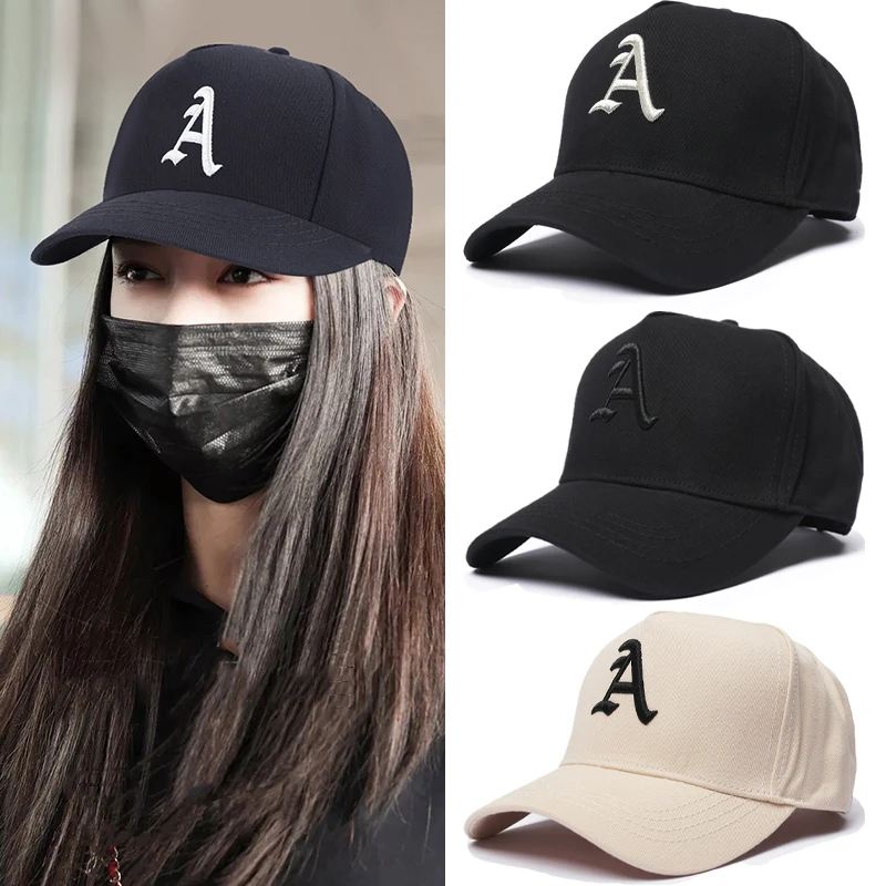 Top Trends: Women&#039;s Hat Baseball Cap For Men Male Trucker Hat Fashion Luxury Brand Embroidery Letter A Cotton Sports Hat Golf Hip Hop Winter Shoppable Styles