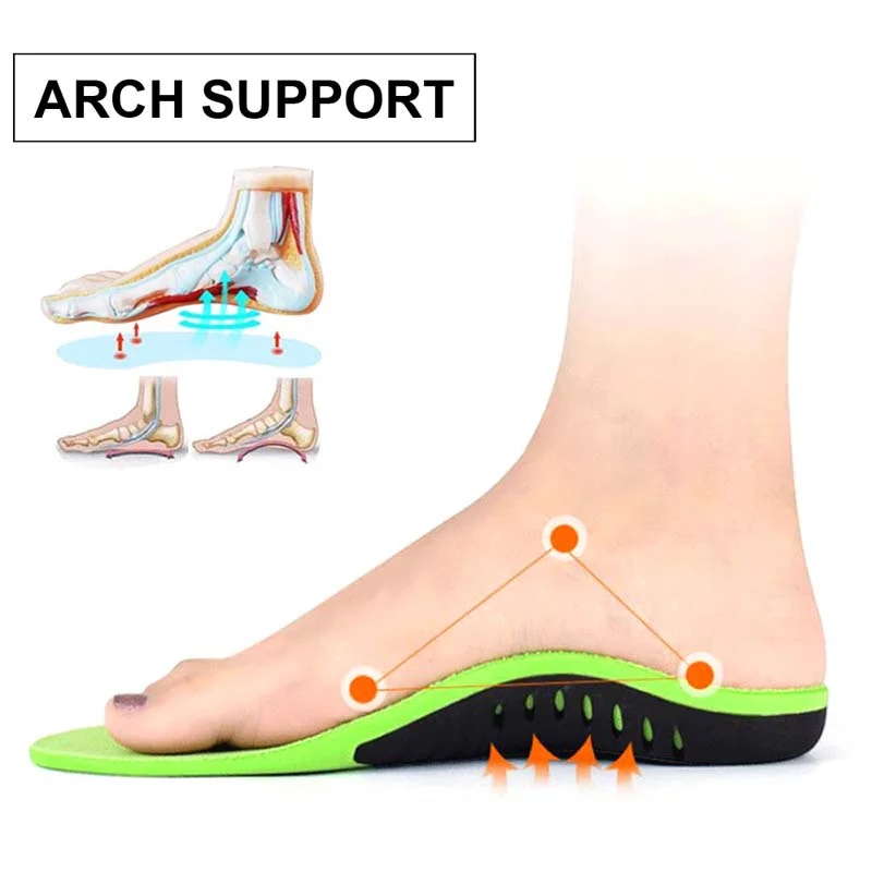 Top Trends: Orthopedic Insole For Shoes Flat Feet Arch Support Pads O / X Leg Sport Shoe EVA Inserts Sole Women Man Plantar Fasciitis Orthotic Shoppable Styles