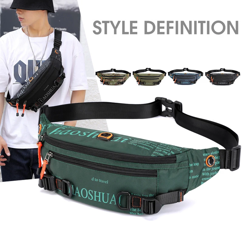 Top Trends: Hip Hop Bum Bags New Women Men&#039;s Fanny Pack Street Fashion Chest Crossbody Bag Sports Running Waist Belt Bag Cool Packs Shoppable Styles