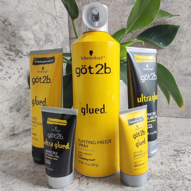 Top Trends: Got 2b Spray With Brush Hair Styling Gel Got 2b Spray Glued 6oz Freeze Spray Ultra Glued Invincible Styling Hair Gel 1.25oz Shoppable Styles